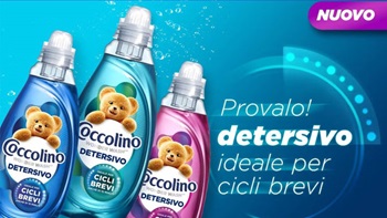 Pubblicità Coccolino lavaggi brevi
